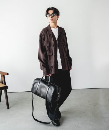 HIGH-END VISCOSE LINEN DRAPE FATIGUE JACKET
