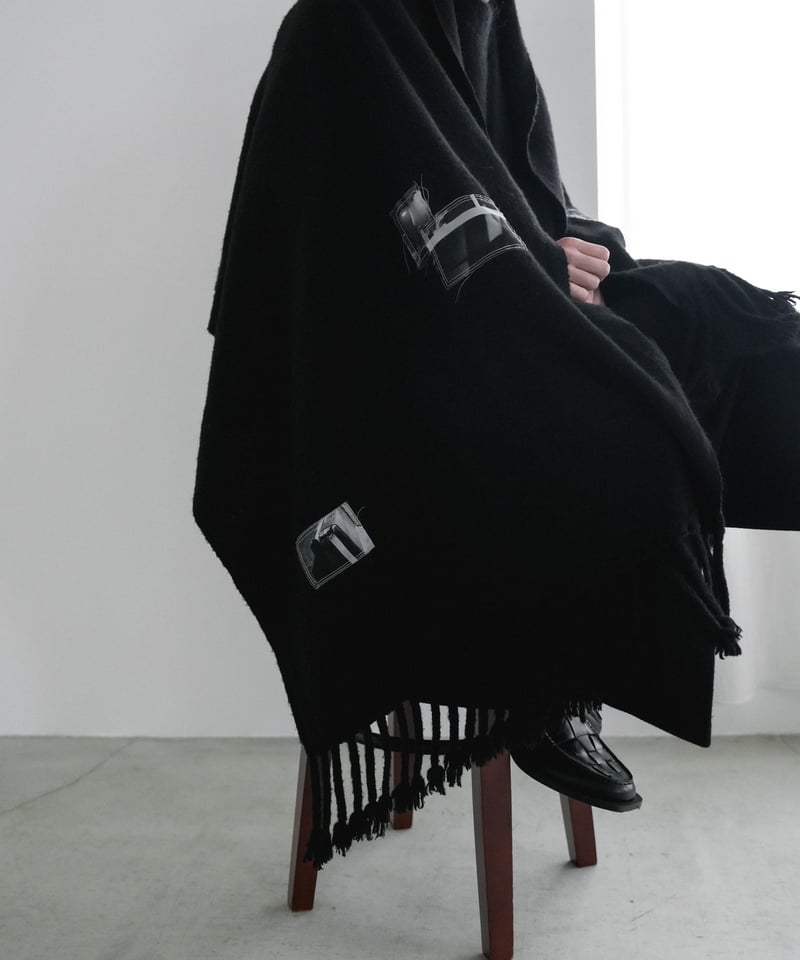 HIGH-END YAK WOOL FRINGE STOLE | CTHY