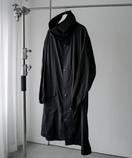 LUXURY MATERIAL HOODED COAT by LIMONTA ITALY FABRIC
