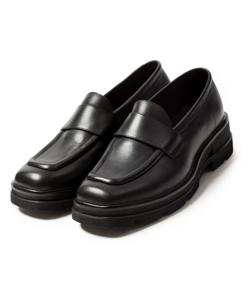 【CTHY+VEIN】EMBOSSED COW LEATHER LOAFERS CTHY＋VEIN】COW LEATHER LOAFERS [EMBOSSED / ANTI