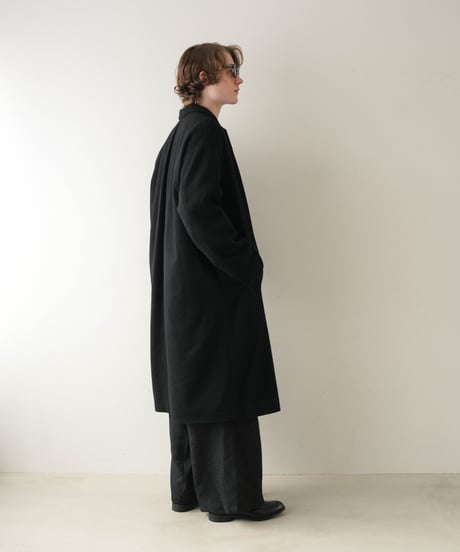 LUXURY MATERIAL CHESTER COAT by Super140’s Jackal WOOL / TWEED