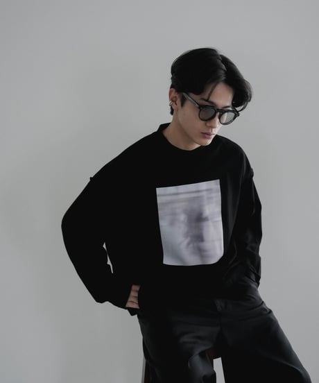 LUXURY MATERIAL SUVIN PLATINUM LONG SLEEVE MOCKNECK CUTSEW