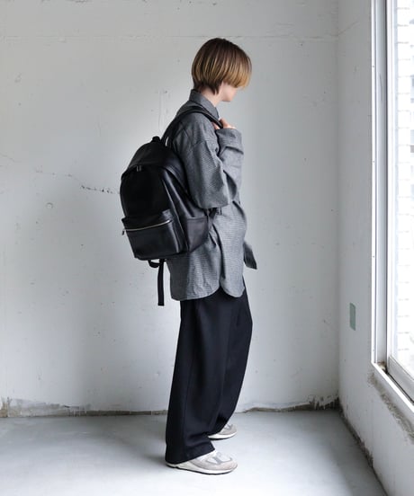 #03 WATERPROOF LEATHER BACKPACK