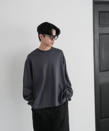 【CTHY + VEIN】 LUXURY MATERIAL SUVIN PLATINUM LONG SLEEVE CUTSEW