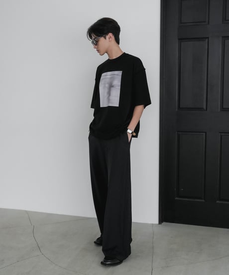 LUXURY MATERIAL SUVIN PLATINUM  H/S TEE 【LOOSE】