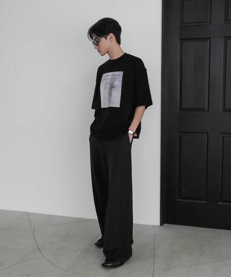 LUXURY MATERIAL SUVIN PLATINUM H/S TEE 【LOOSE】