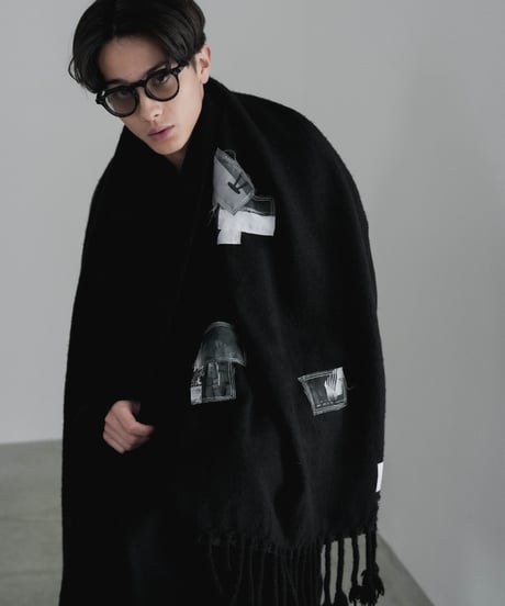HIGH-END YAK WOOL FRINGE STOLE