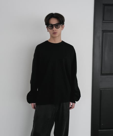 【CTHY + VEIN】 LUXURY MATERIAL SUVIN PLATINUM LONG SLEEVE CUTSEW