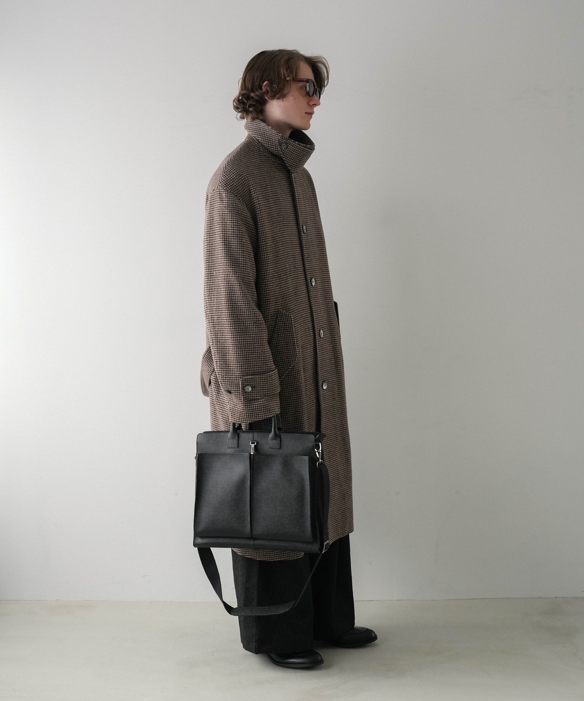 CTHY+Rich I】SAFFIANO LEATHER HELMET BAG [OFFIC CTHY+Rich I】SAFFIANO LEATHER HELMET BAG [OFFIC