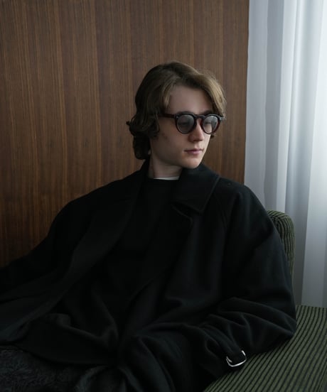 LUXURY MATERIAL TIELOCKEN COAT by Super140’s Jackal WOOL