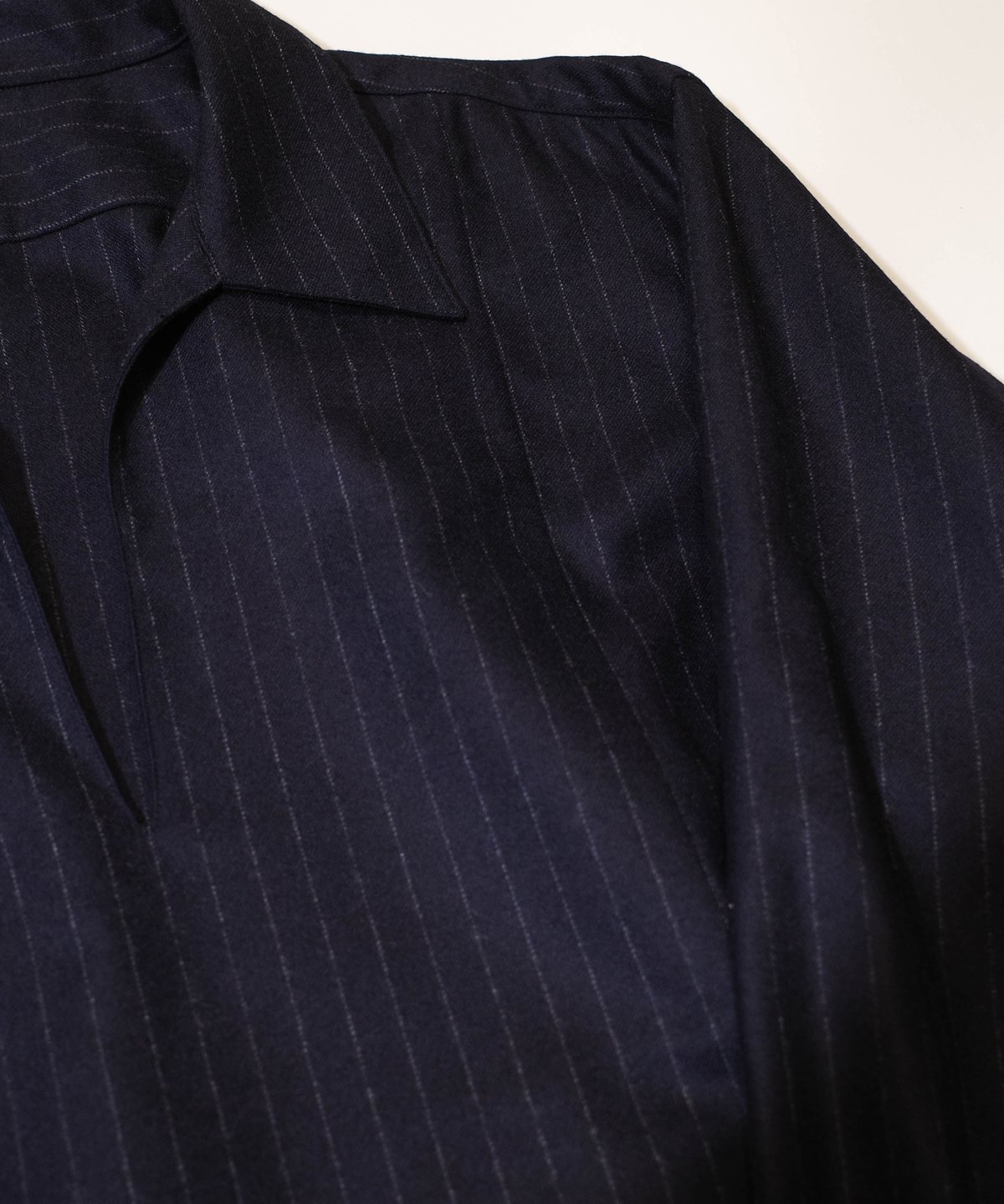 HIGH-END FLANNELANA WOOL SLIT LONG SHIRTS | CTHY
