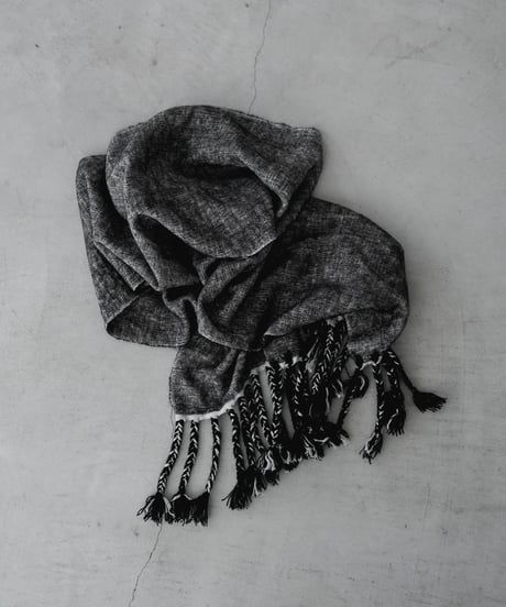 HIGH-END YAK WOOL FRINGE STOLE