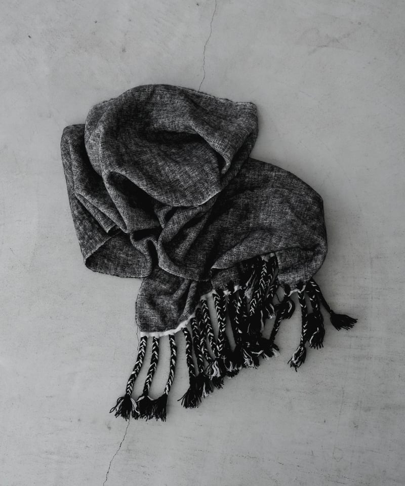 HIGH-END YAK WOOL FRINGE STOLE | CTHY