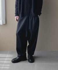 LUXURY MATERIAL BISHU WOOL SAROUEL SLACKS