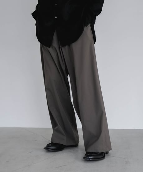 LUXURY MATERIAL Super120’s BISHU WOOL JEWEL TROUSERS