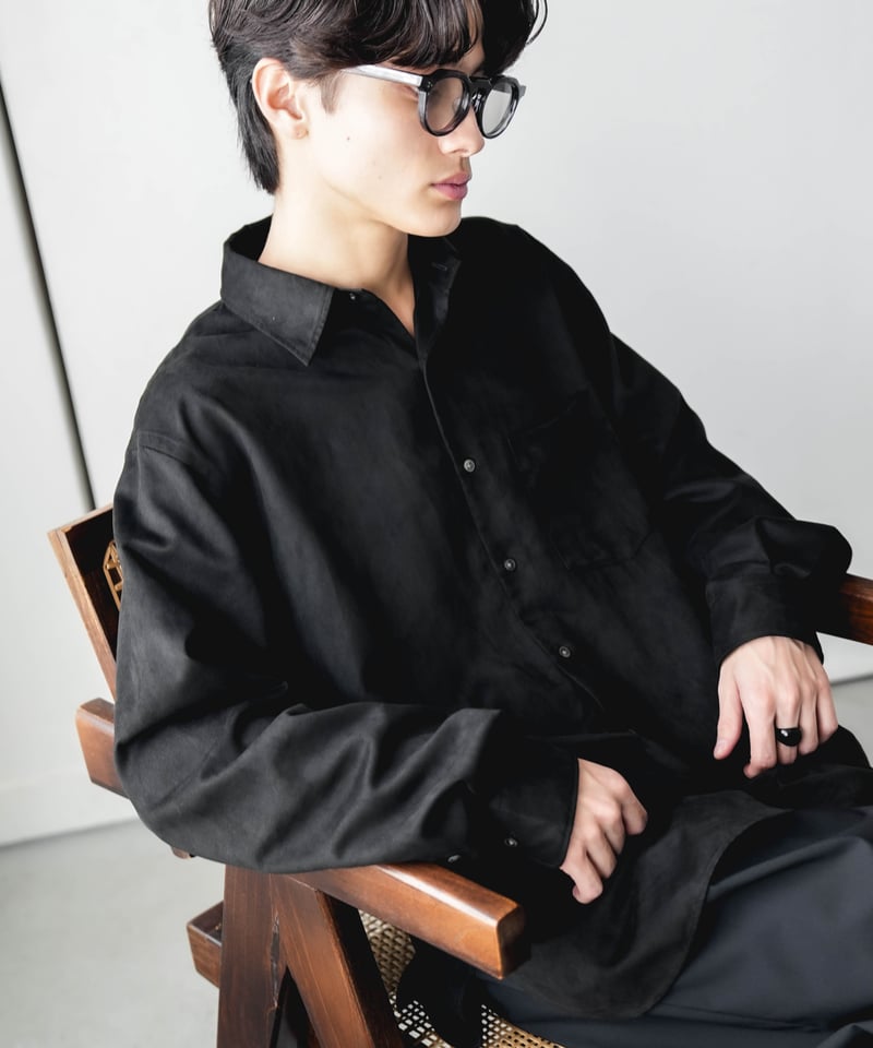 SEA ISLAND MICROFIBER SUEDE SHIRT | CTHY