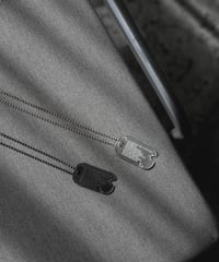 VINTAGE DOGTAG LONG NECKLACE by artisan