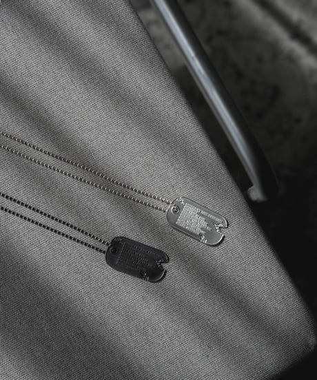 VINTAGE DOGTAG LONG NECKLACE by artisan