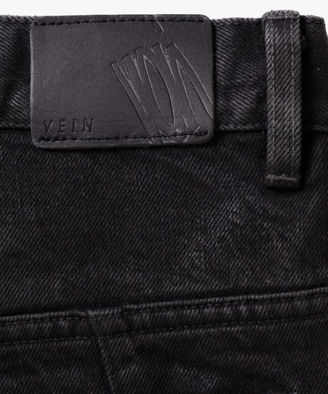 [VEIN27SS] 14oz DENIM COATED 3D CUT-OFF JEANS