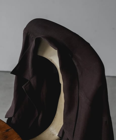 HIGH-END VISCOSE LINEN DRAPE FATIGUE JACKET
