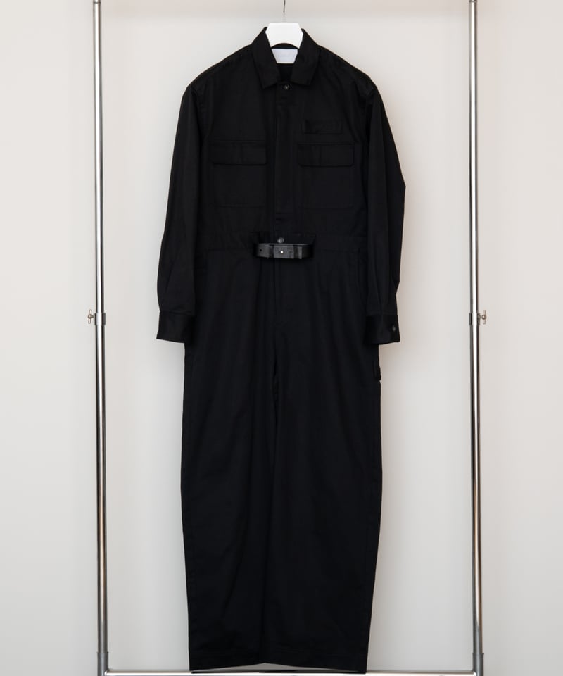 【Rich I】SUIT(JUMP SUIT)【リッチアイ】 Rich I / UNIFORM JUMP SUIT *BLACK | AVET