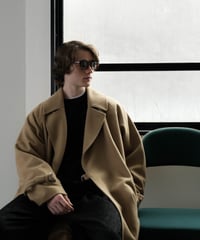 LUXURY MATERIAL TIELOCKEN COAT by Super140’s Jackal WOOL