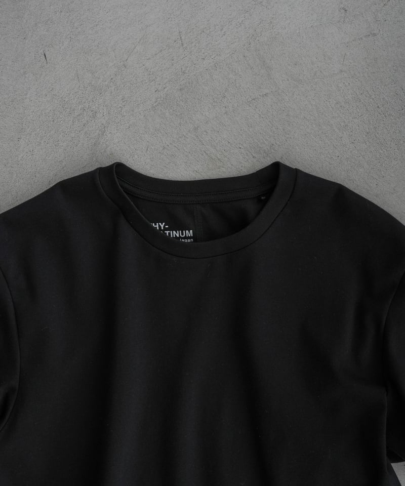 LUXURY MATERIAL SUVIN PLATINUM H/S TEE 【JUST】