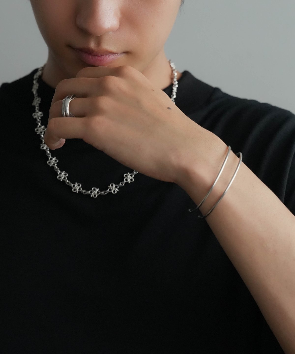 アクセサリー CTHY BANGLE RHODIUM SILVER CTHY BANGLE | CTHY