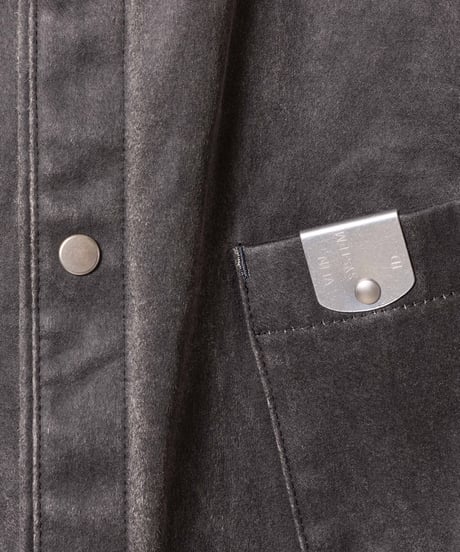[VEIN27SS] CRACK COATING CLOTH SHIRT BAG