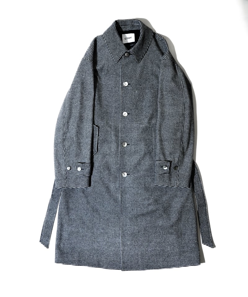 Super 140's Jackal WOOL SOUTAIN COLLAR COAT | CTHY