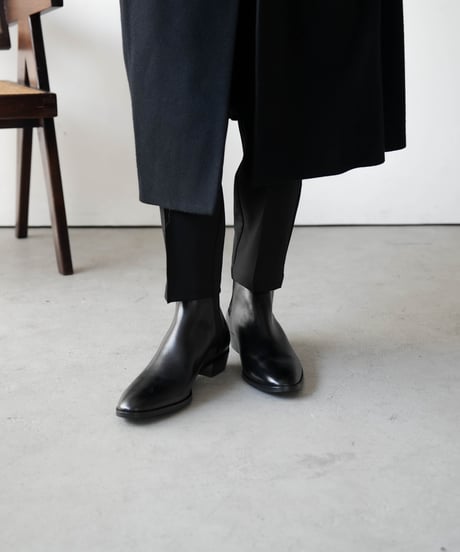 LUXURY MATERIAL LEATHER HEEL BOOTS by Annonay