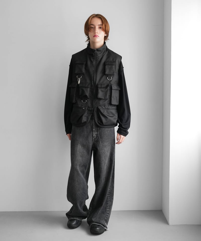 LUXURY MATERIAL MULTI TECH VEST by LIMONTA ITAL