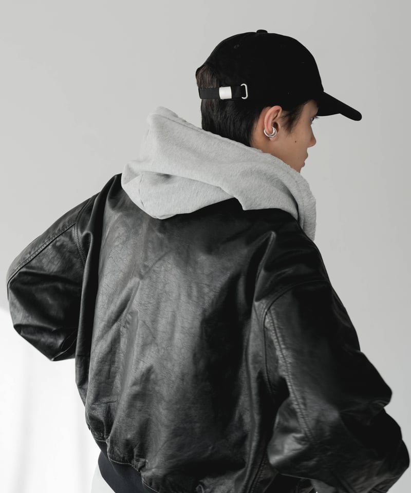 VINTAGE COW LEATHER BLOUSON | CTHY