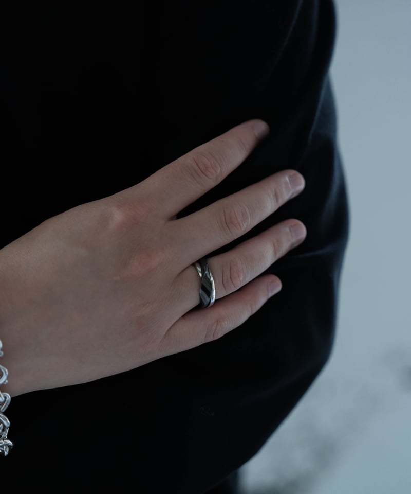 【新品】CTHY GIMMEL RING ギメルリング 二連 ブラック 17号 GIMMEL RING | CTHY