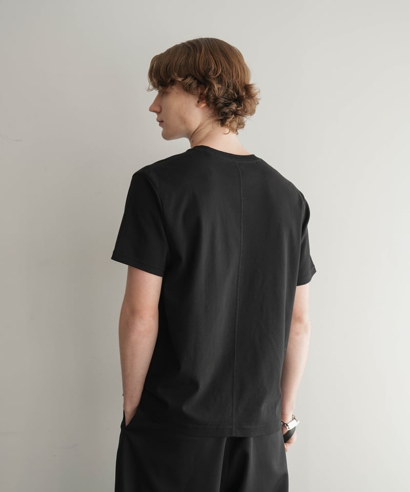 LUXURY MATERIAL JUST-FIT H/S TEE by SUVIN PLAT LUXURY MATERIAL JUST-FIT H/S TEE by SUVIN PLAT