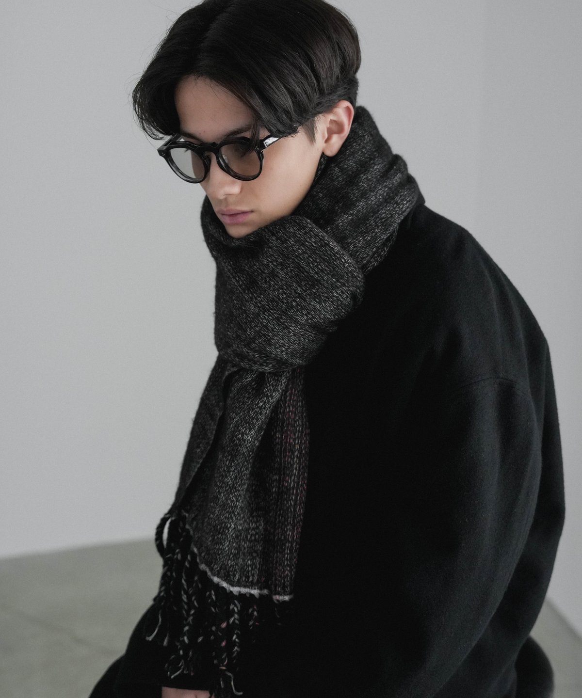 HIGH-END YAK WOOL FRINGE STOLE | CTHY