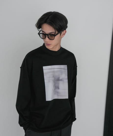 LUXURY MATERIAL SUVIN PLATINUM LONG SLEEVE MOCKNECK CUTSEW