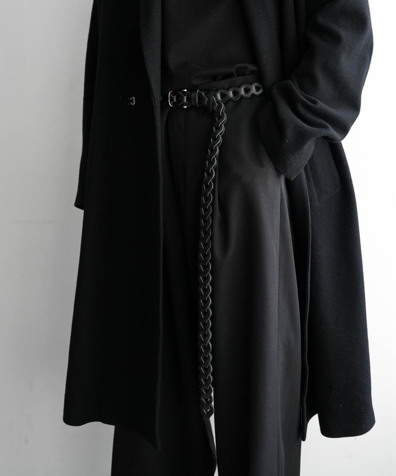 【CTHY】LUXURY MATERIAL CHAIN LONGベルト LUXURY MATERIAL CHAIN LONG BUTTERO LEATHER BELT