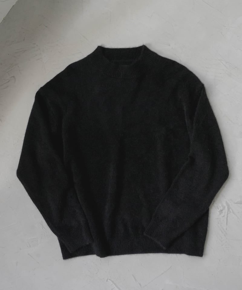 FOX SILK WOOL SHAGGY KNIT PULLOVER | CTHY