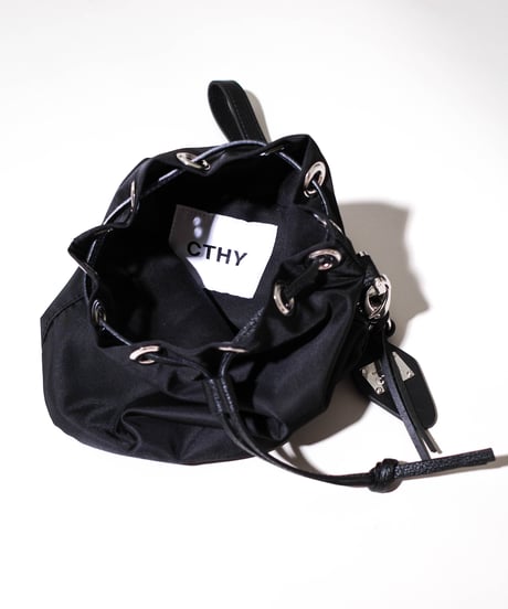 #01 LUXURY MATERIAL DRAWSTRING BAG by LIMONTA
