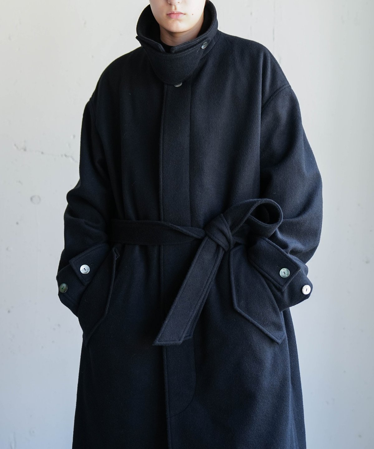 Super 140's Jackal WOOLSOUTAINCOLLARCOAT