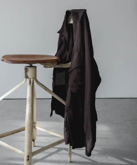 HIGH-END VISCOSE LINEN DRAPE FATIGUE JACKET