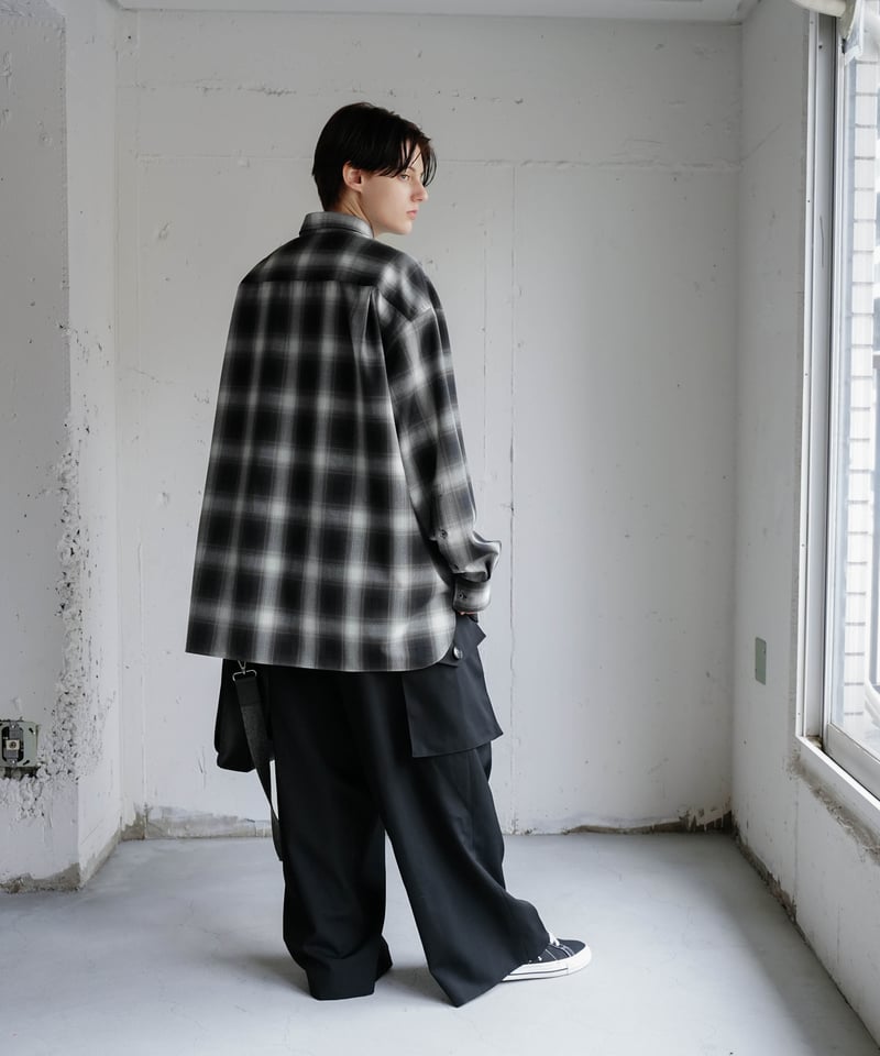 CTHY+no.】 OVERSIZE OMBRE CHECK SHIRTS | CTHY CTHY+no.】 OVERSIZE OMBRE CHECK SHIRTS | CTHY