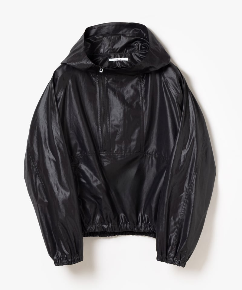 VEIN27SS] T/C GLOSSY TAFFETA DOUBLE-ZIP ANORAK