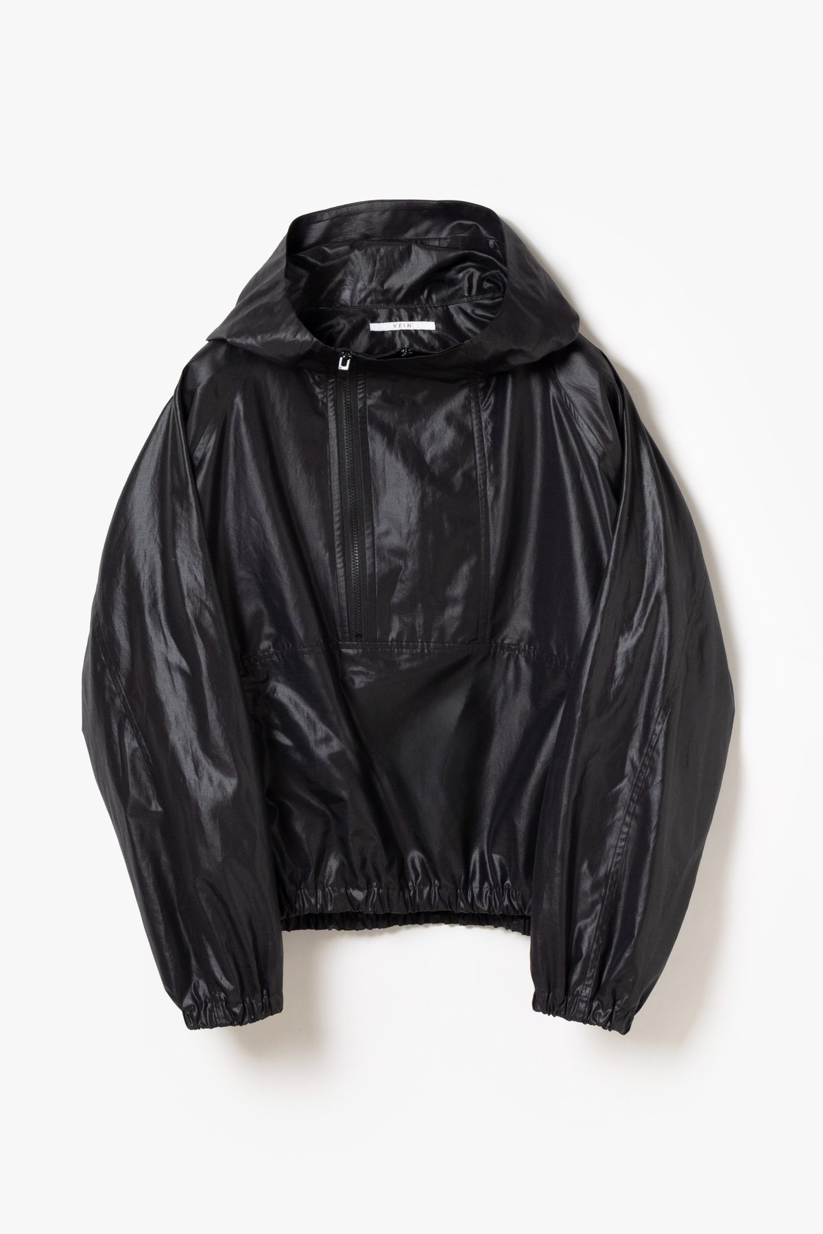 VEIN27SS] T/C GLOSSY TAFFETA DOUBLE-ZIP ANORAK