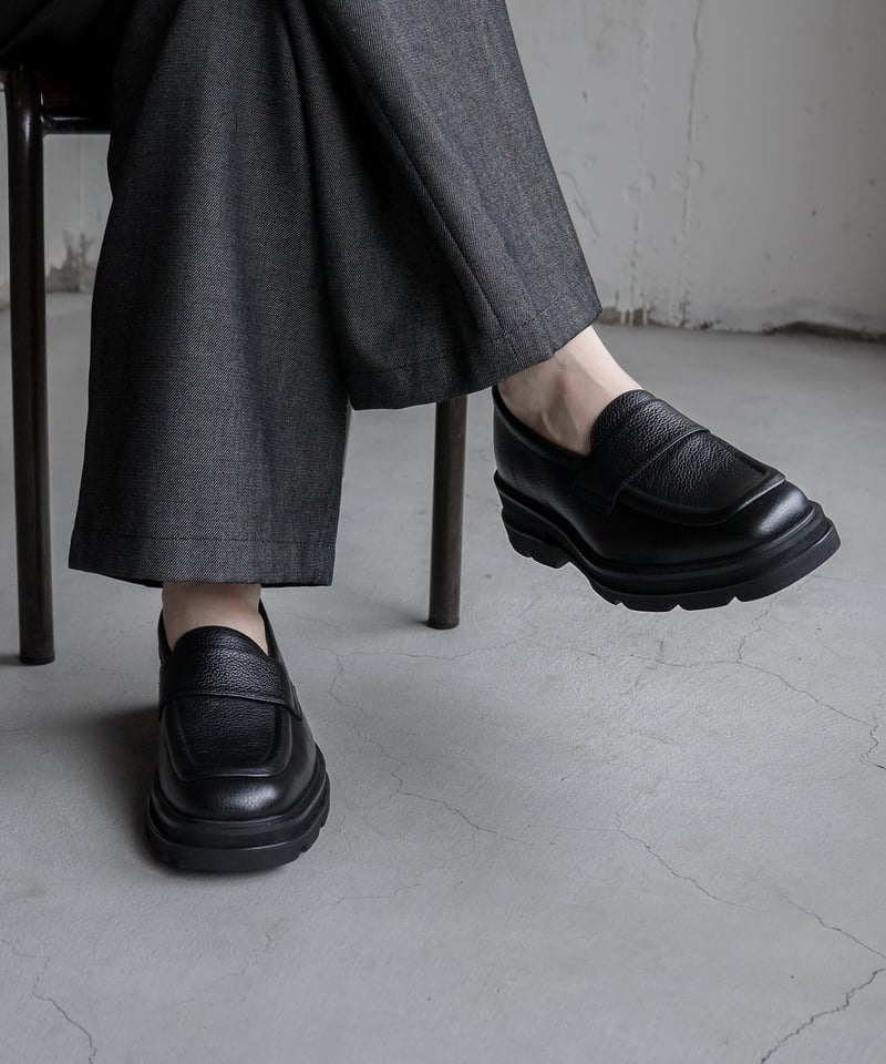 CTHY＋VEIN COW LEATHER LOAFERS [EMBOSSED]