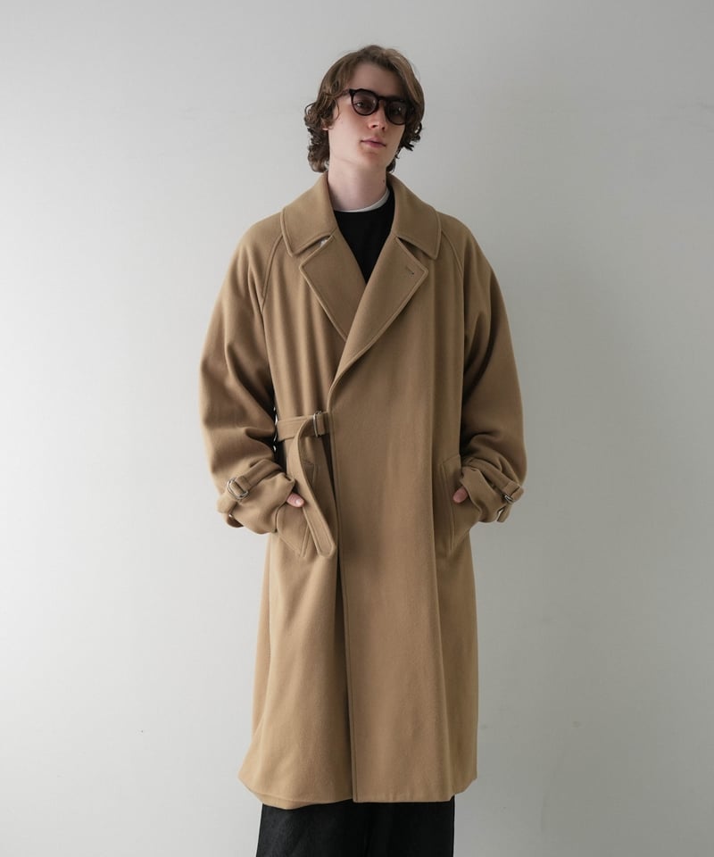 LITHIUM タイロッケンコート 2021A/W 予約商品] WOOL GABARDINE TIELOCKEN COAT | ウールギャバジン