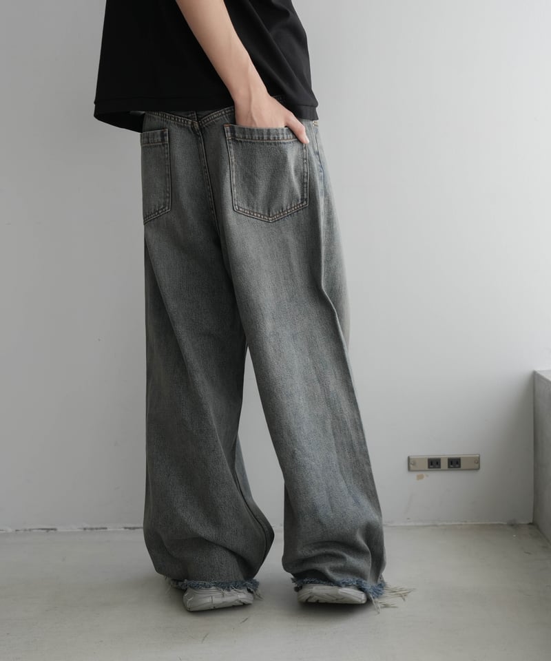 超甘撚り VINTAGE WIDE JEANS by KUROKI | CTHY 超甘撚り VINTAGE WIDE JEANS by KUROKI | CTHY