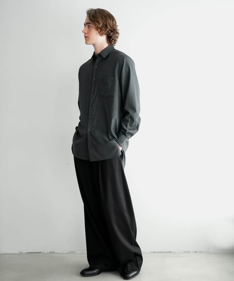 LUXURY MATERIAL CLASSIC SHIRT by Super140’s BISHU WOOL