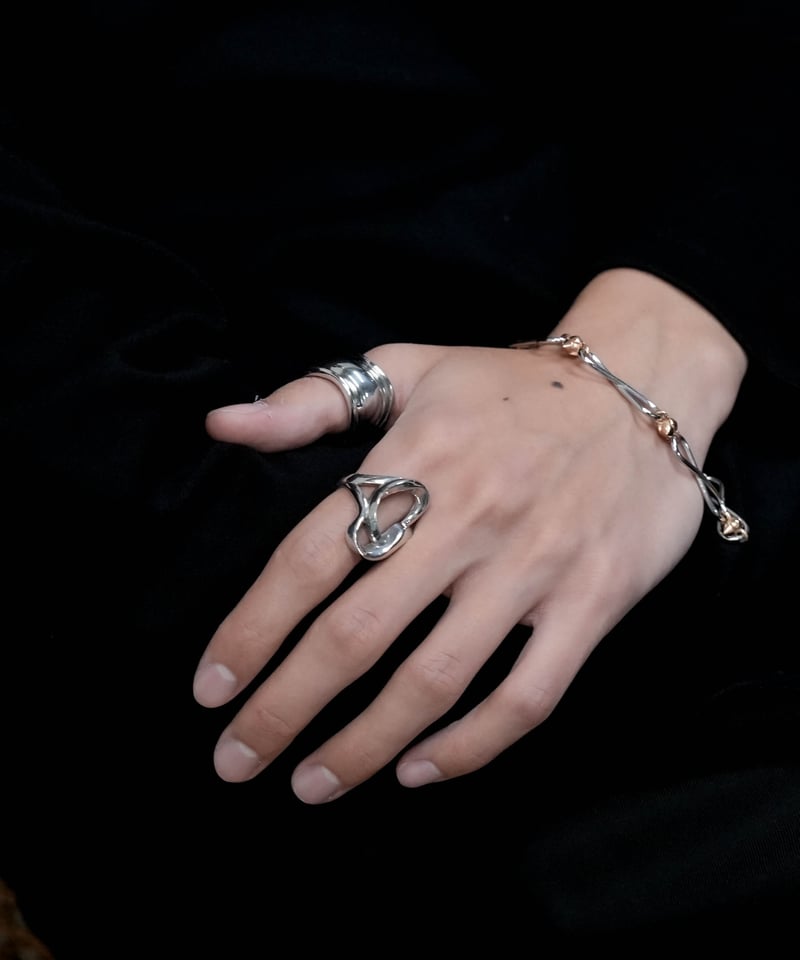CTHY HIGH-END OVERLAP RING 23号 HIGH-END CURVE WIDE RING | CTHY
